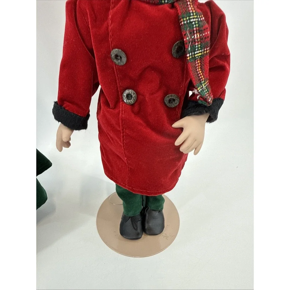 Christmas Carolers Boy & Girl Dolls 14